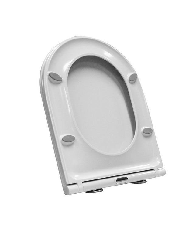 Wiesbaden Flatline toiletzitting softclose glans wit - extra detailfoto | Schwertz & Co