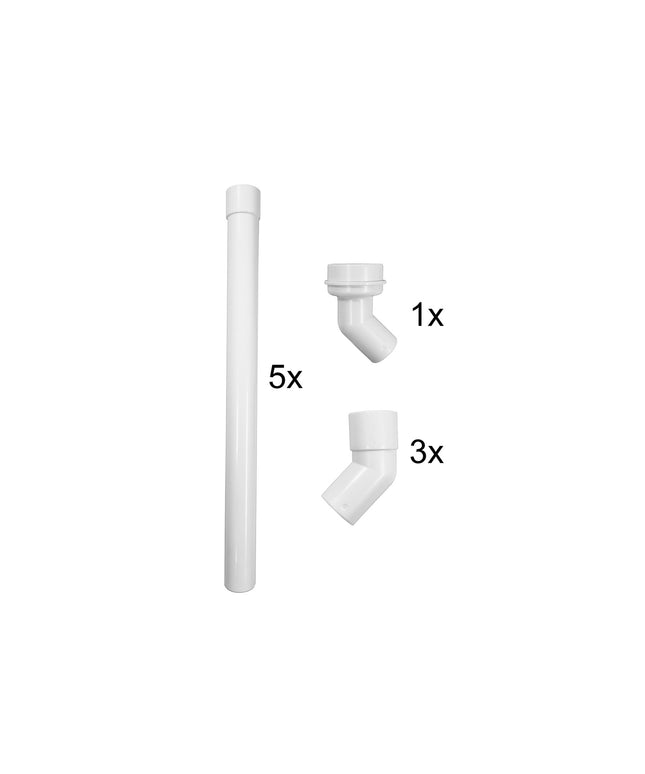 Xellanz modulaire valpijp hooghangend reservoir 32/50 mm | Schwertz & Co