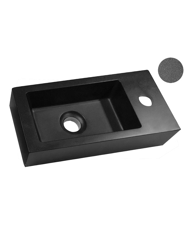 Wiesbaden Rhea S mini fontein rechts quartz - sfeerfoto | Schwertz & Co
