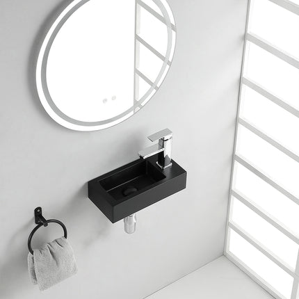 Wiesbaden Rhea S mini fontein rechts quartz - detailfoto | Schwertz & Co