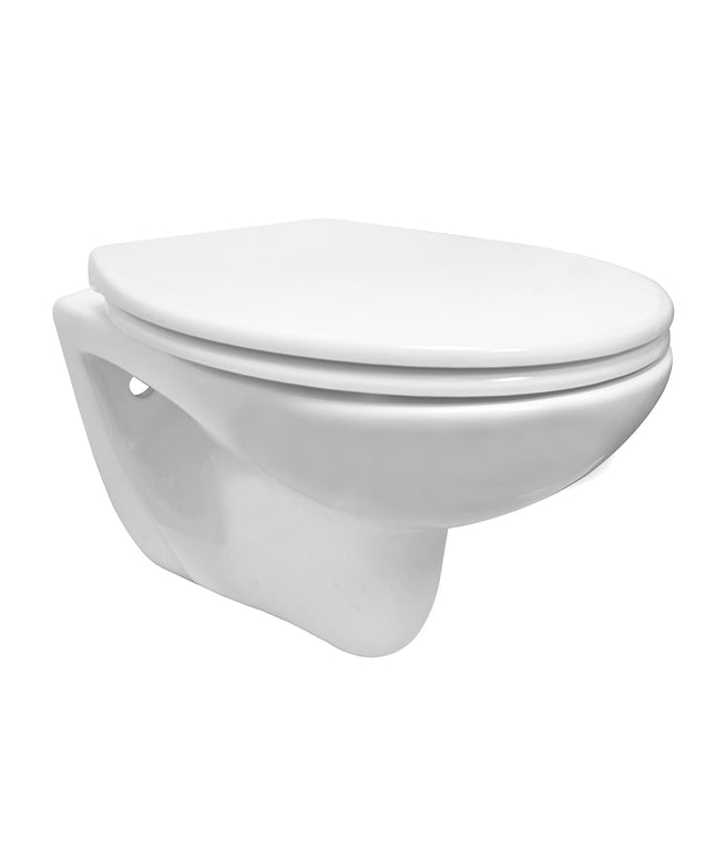 Xellanz Neptunus 2.0 wandcloset rimless met Neptunus zitting glans wit | Schwertz & Co
