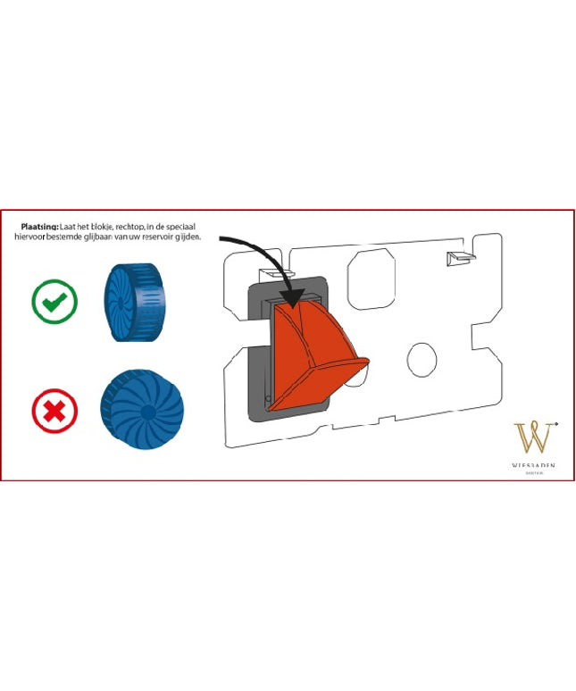 Wiesbaden toiletblokjes voor Geberit set 12 stuks blauw - sfeerfoto | Schwertz & Co