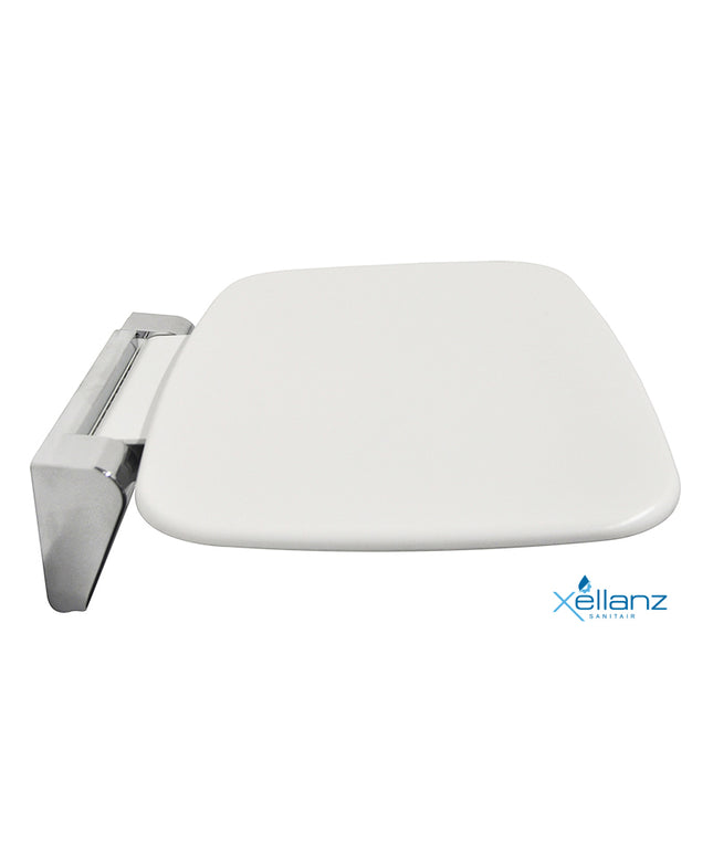 Xellanz Serva siège de douche rabattable blanc et chromé | Schwertz & Co