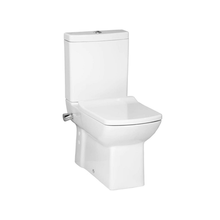 Creavit Lara staand toilet / vloertoilet met sproeier (bidet) – koudwaterkraan – wit