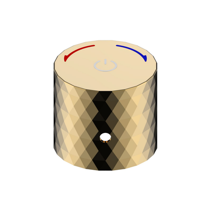 ALONI Flow drukknop opbouwkraan – Glanzend goud