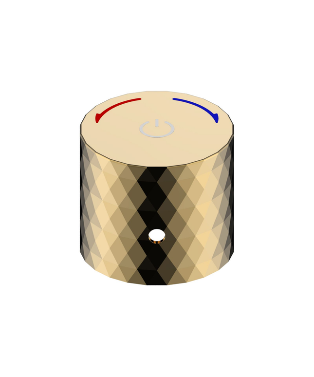 ALONI Flow drukknop opbouwkraan – Glanzend goud