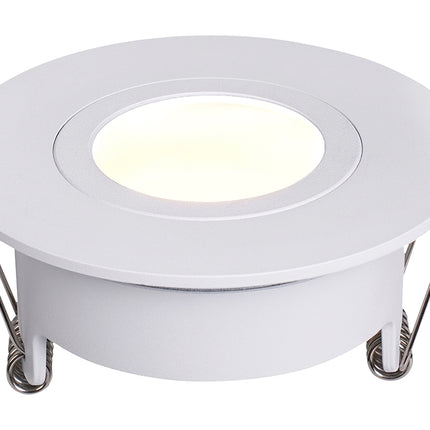 Wiesbaden Spotz inbouwspot enkel dimbaar IP65 mat wit | Schwertz & Co
