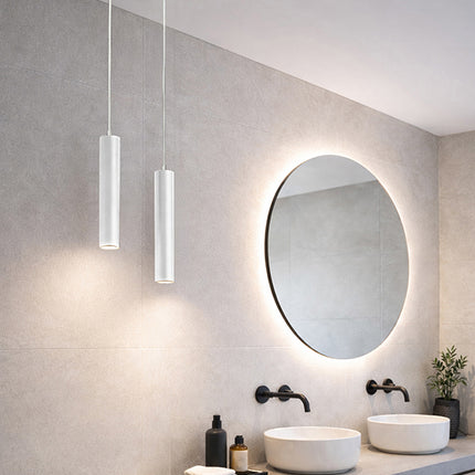 Wiesbaden Oriona hanglamp badkamer mat wit - sfeerfoto | Schwertz & Co