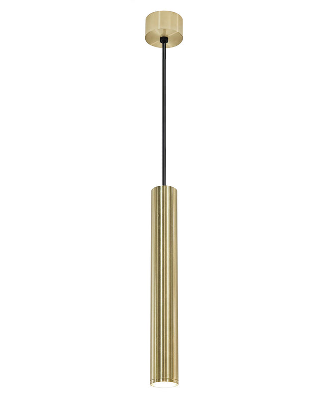 Wiesbaden Oriona hanglamp badkamer dimbaar IP44 geborsteld messing | Schwertz & Co