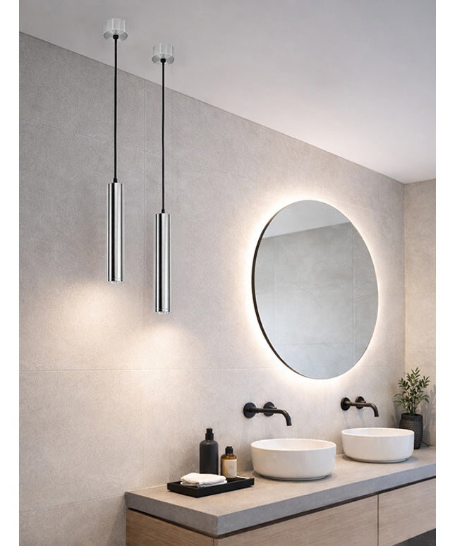 Wiesbaden Oriona hanglamp badkamer chroom - sfeerfoto | Schwertz & Co