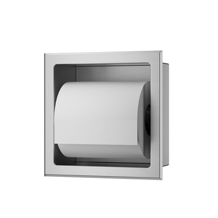 Xellanz Rocko toiletrolhouder inbouw RVS - detailfoto | Schwertz & Co