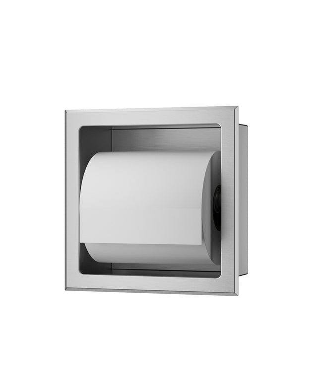 Xellanz Rocko toiletrolhouder inbouw RVS - detailfoto | Schwertz & Co