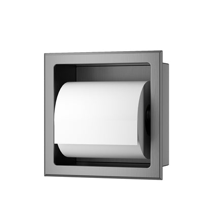 Xellanz Rocko toiletrolhouder gunmetal - detailfoto | Schwertz & Co