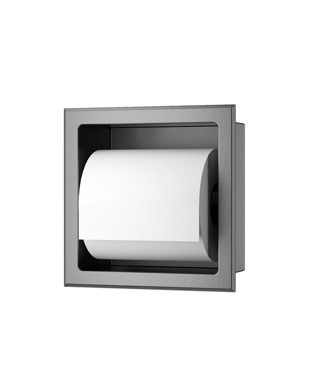 Xellanz Rocko toiletrolhouder gunmetal - detailfoto | Schwertz & Co