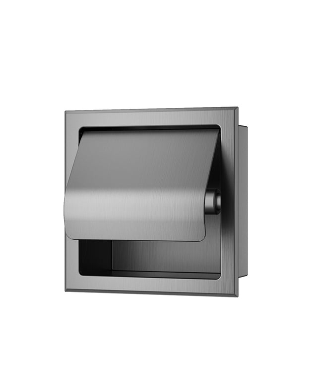 Xellanz Rocko toiletrolhouder inbouw gunmetal | Schwertz & Co