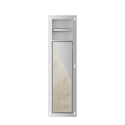 Xellanz Rocko inbouw toiletrol- en borstelhouder RVS | Schwertz & Co