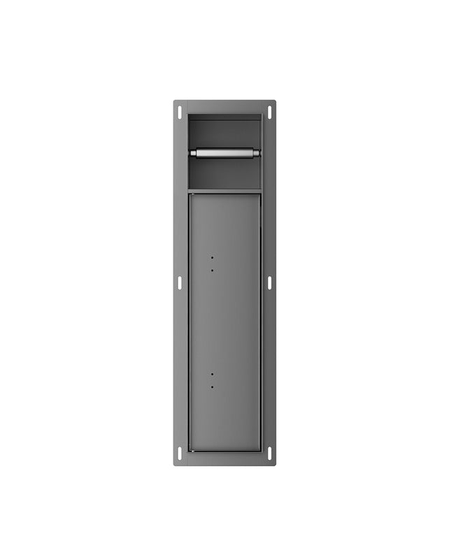 Xellanz Rocko inbouw toiletrolhouder gunmetal - detailfoto | Schwertz & Co