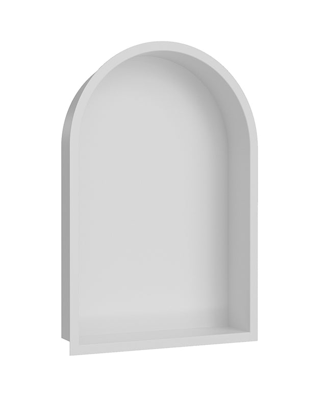 Wiesbaden Demis inbouwnis ovaal mat wit | Schwertz & Co