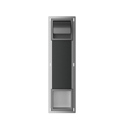 Xellanz Rocko inbouw toiletrolhouder met klep gunmetal | Schwertz & Co
