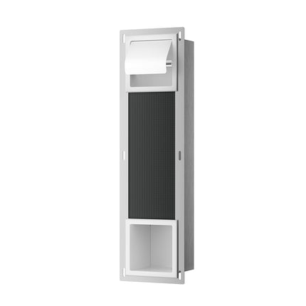 Xellanz Rocko inbouw toiletrolhouder met klep mat wit - sfeerfoto | Schwertz & Co