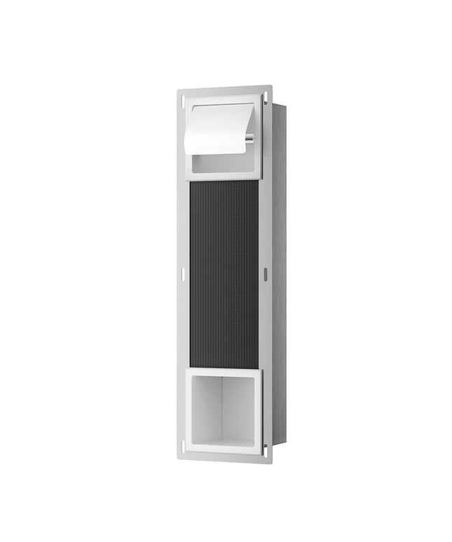 Xellanz Rocko inbouw toiletrolhouder met klep mat wit - sfeerfoto | Schwertz & Co