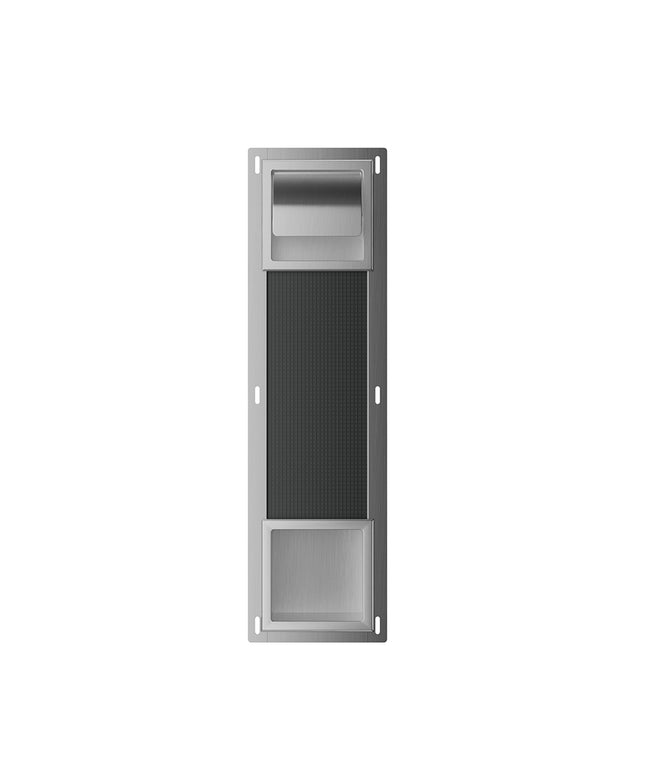 Xellanz Rocko inbouw toiletrolhouder met klep RVS | Schwertz & Co