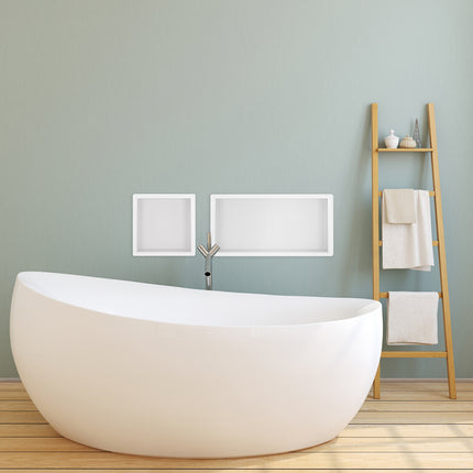 Wiesbaden Demis inbouwnis 10 cm diep mat wit - sfeerfoto | Schwertz & Co