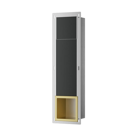 Xellanz Rocko reserverolhouder inbouw geborsteld messing - detailfoto | Schwertz & Co