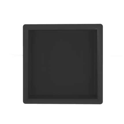 Wiesbaden Demis inbouwnis 30 x 30 x 10 cm mat zwart | Schwertz & Co