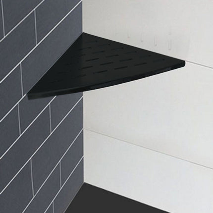 Wiesbaden InWall hoekplanchet 29 x 29 cm mat zwart - detailfoto | Schwertz & Co