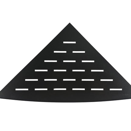 Wiesbaden InWall hoekplanchet 29 x 29 cm mat zwart | Schwertz & Co