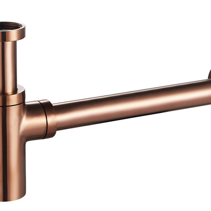 Wiesbaden UniMatch wastafelsifon 32 mm geborsteld brons koper | Schwertz & Co