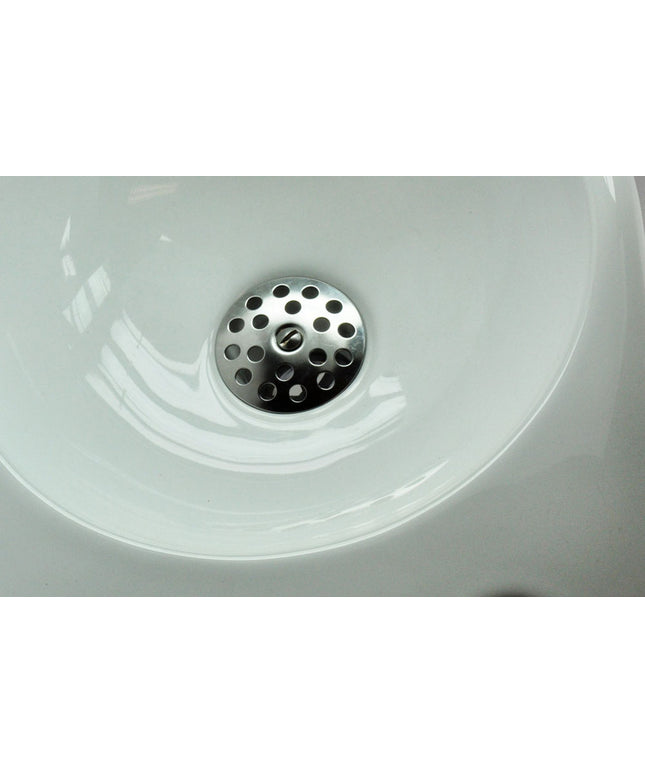 Xellanz Korv open afvoerplug met rooster 5/4 inch chroom - detailfoto | Schwertz & Co