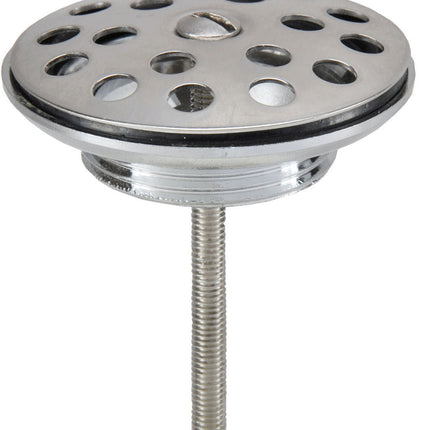 Xellanz Korv open afvoerplug met rooster 5/4 inch chroom | Schwertz & Co