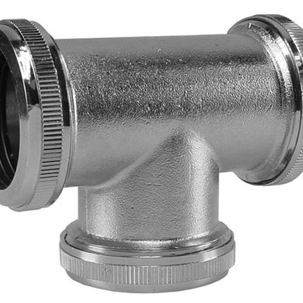 Wiesbaden UniMatch buisverbinder T-stuk 32 mm chroom | Schwertz & Co