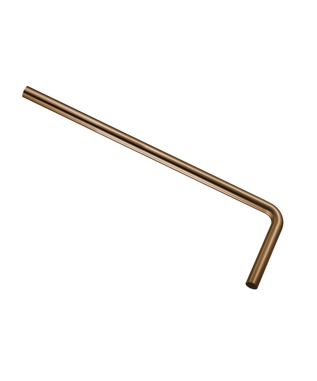 Wiesbaden UniMatch vloerbuis 75 x 22 x 3,2 cm geborsteld brons koper | Schwertz & Co
