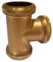Wiesbaden UniMatch buisverbinder T-stuk 32 mm geborsteld koper | Schwertz & Co