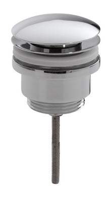 Wiesbaden UniMatch clickwaste afvoerplug 5/4 inch laag chroom | Schwertz & Co