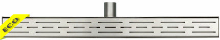 Xellanz Eco douchegoot met rooster 100 x 7 cm RVS | Schwertz & Co