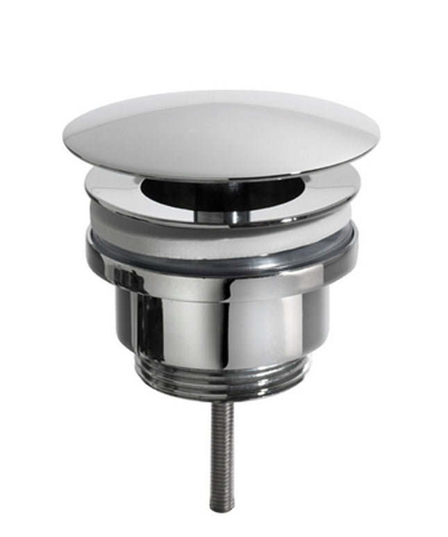 Wiesbaden UniMatch open afvoerplug 5/4 inch chroom | Schwertz & Co