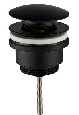 Wiesbaden UniMatch clickwaste afvoerplug 5/4 inch mat zwart | Schwertz & Co