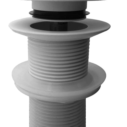 Wiesbaden UniMatch clickwaste afvoerplug verlengd 5/4 inch mat wit | Schwertz & Co