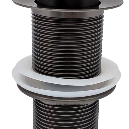 Wiesbaden UniMatch clickwaste afvoerplug verlengd 5/4 inch gunmetal | Schwertz & Co