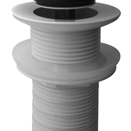 Wiesbaden UniMatch clickwaste afvoerplug verlengd 5/4 inch glans wit | Schwertz & Co