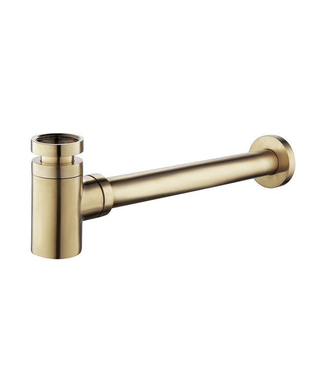 Wiesbaden UniMatch fonteinsifon 5/4 x 32 mm geborsteld messing | Schwertz & Co