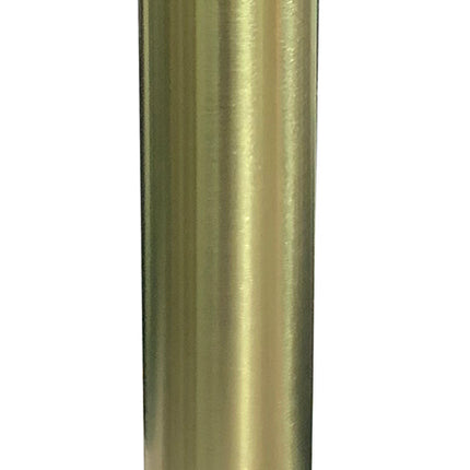 Wiesbaden UniMatch sifon verlengbuis 20 cm met kraag geborsteld messing | Schwertz & Co