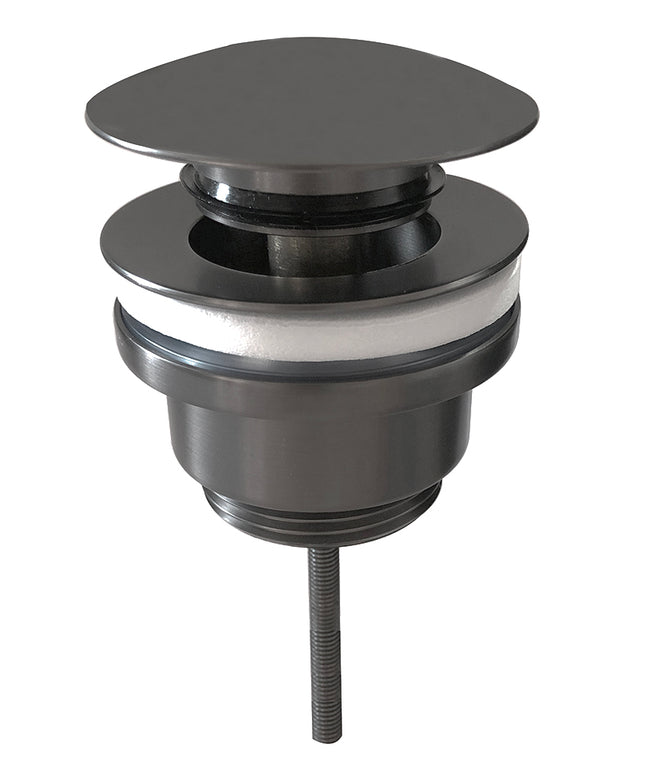 Wiesbaden UniMatch clickwaste afvoerplug 5/4 inch gunmetal | Schwertz & Co
