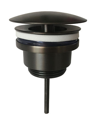 Wiesbaden UniMatch open afvoerplug 5/4 inch gunmetal | Schwertz & Co