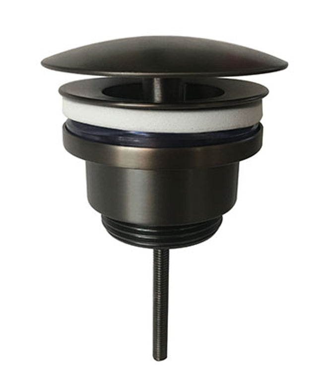 Wiesbaden UniMatch open afvoerplug 5/4 inch gunmetal | Schwertz & Co