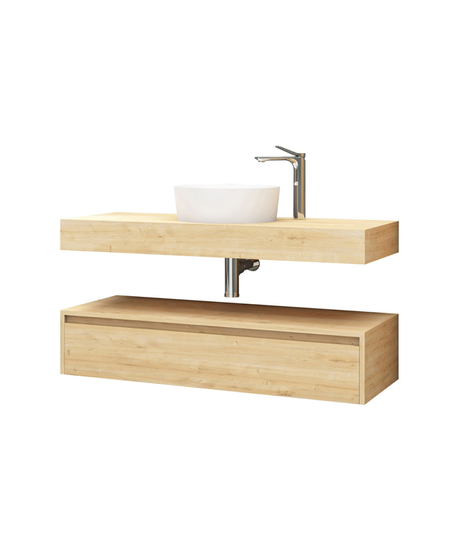 ALONI LINA wastafelonderkast – 120 cm – Eiken